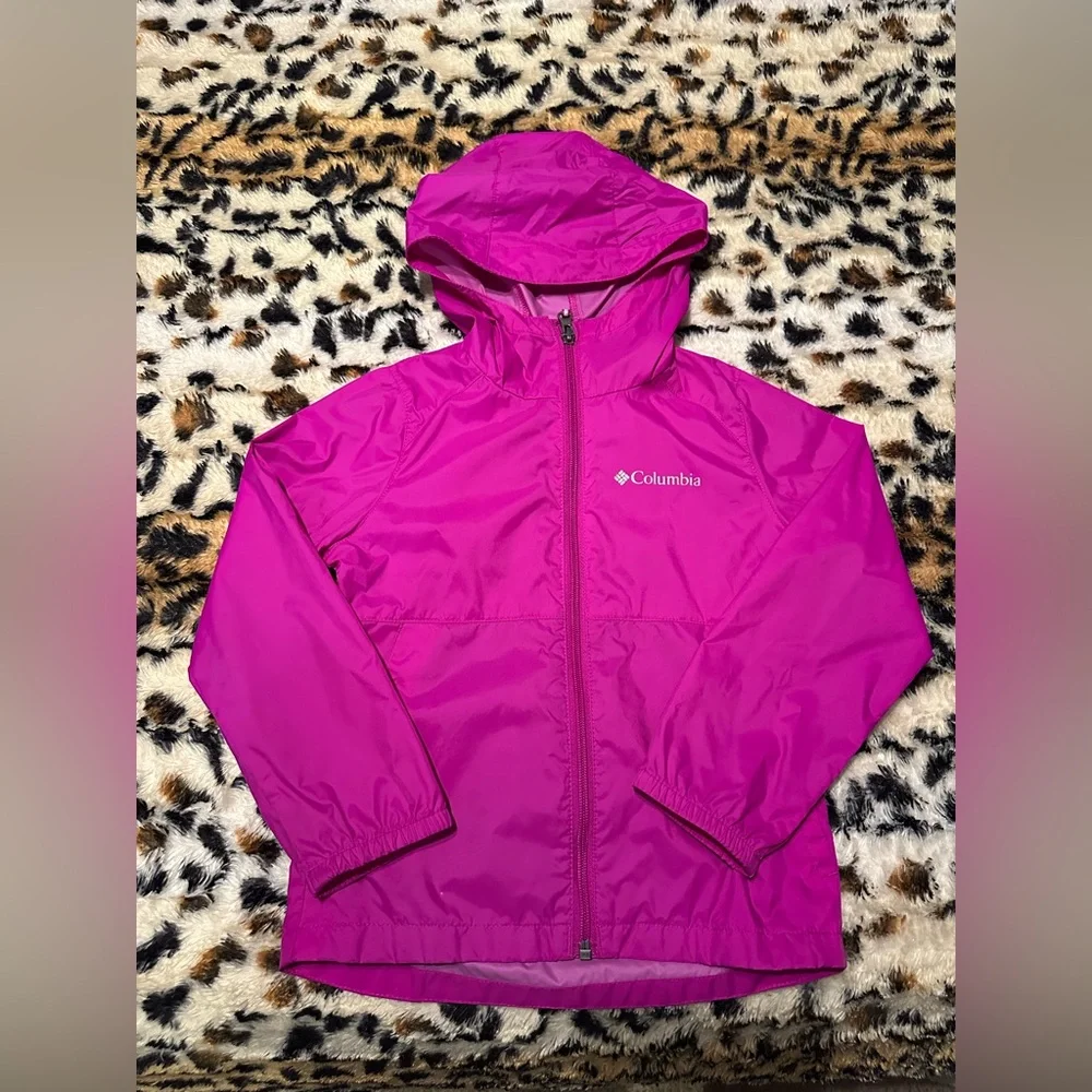 Columbia Girls Switchback II Water-Resistant Jacket (Bright Plum)